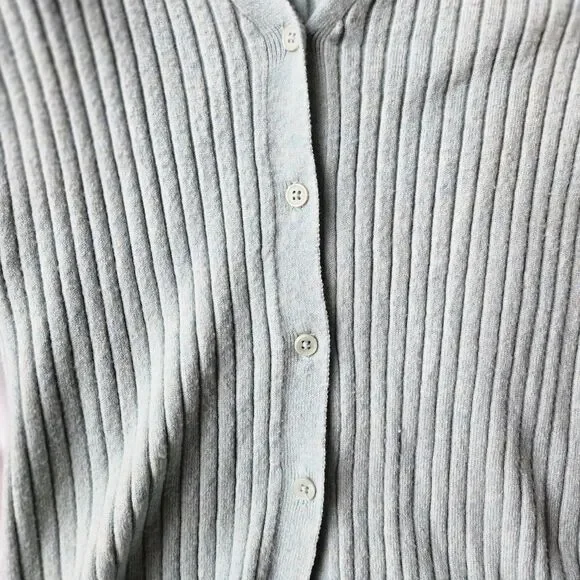 A New Day Women's Mint Button Down Cardigan - Picture 3 of 4